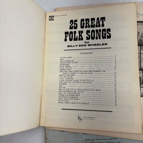 Folk Songs for Young Folk Great Folk Songs Hootenanny Song Book Sheet Music - Picture 8 of 12